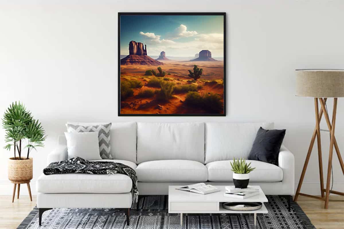 Malen nach Zahlen - Faszination Südwesten - hochwertige Leinwand - 170523, Landschaft, Neu eingetroffen, Quadratisch, USA, Wüste