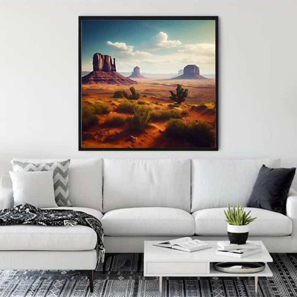Malen nach Zahlen - Faszination Südwesten - hochwertige Leinwand - 170523, Landschaft, Neu eingetroffen, Quadratisch, USA, Wüste
