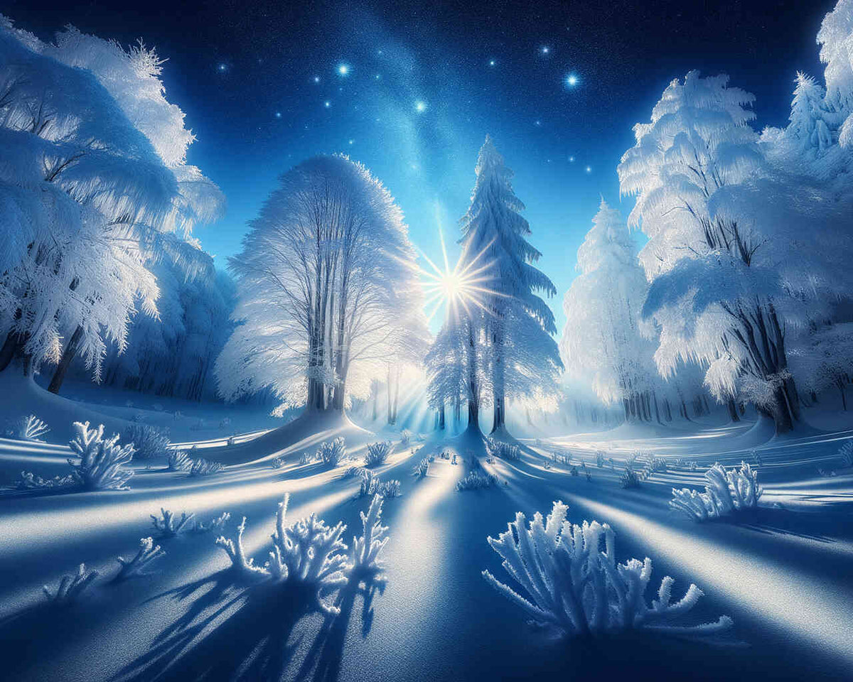 Ice tree - Paint by Numbers