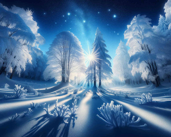 Ice tree - Paint by Numbers