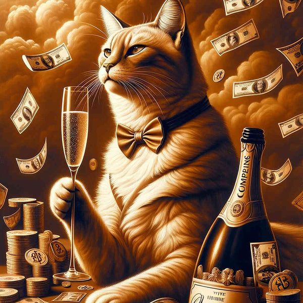 Paint by Numbers - Champagne Cat