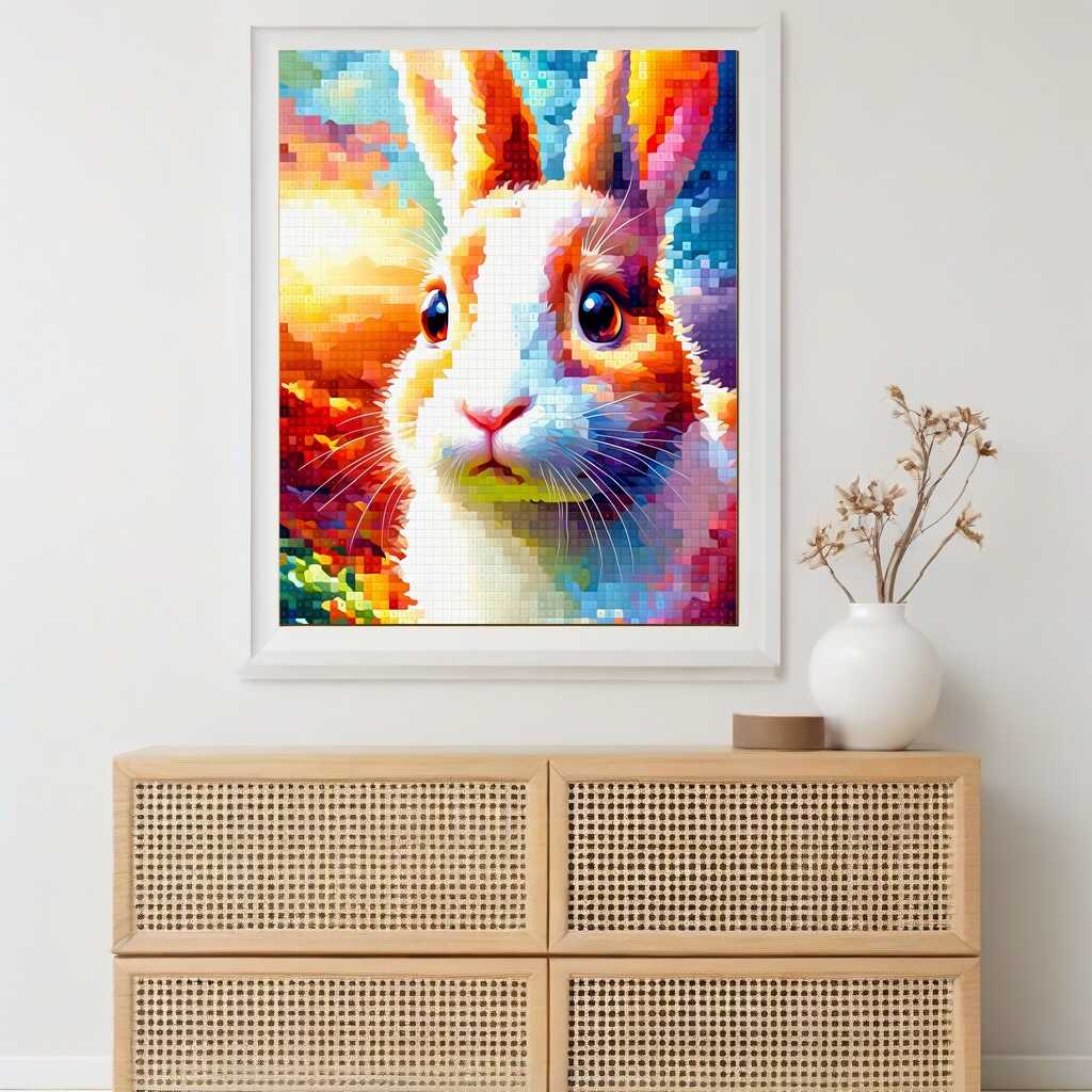 Paint by Numbers - Rabbit portrait