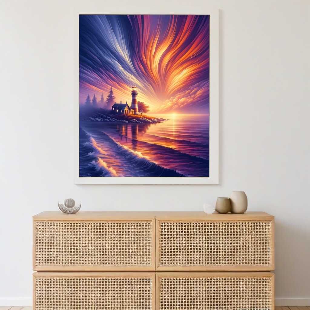 Paint by Numbers - Lighthouse with House