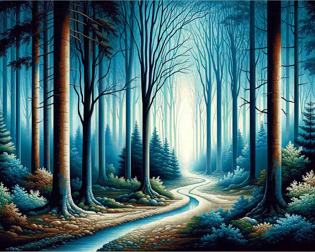 Paint by Numbers - In the Middle of the Forest