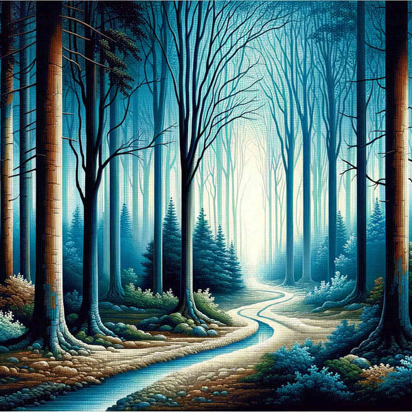 Paint by Numbers - In the Middle of the Forest