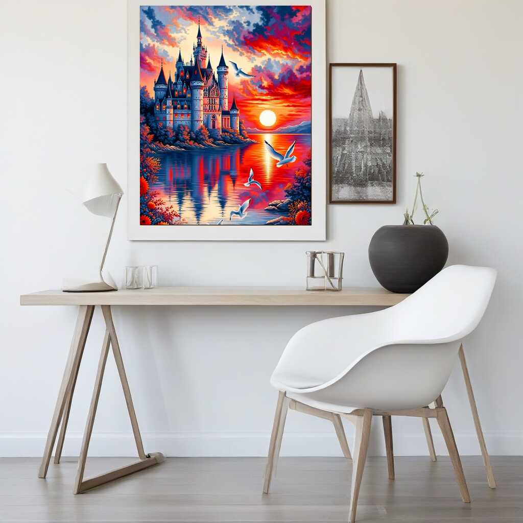 Paint by Numbers - Romantic Castle