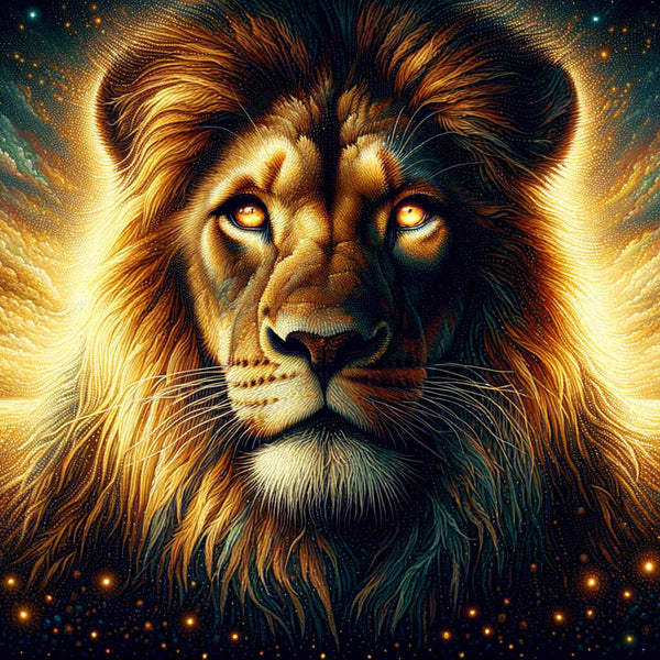 Paint by Numbers - Captivating lion