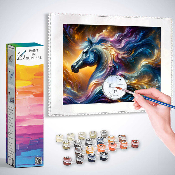 Paint by Numbers - Water horse
