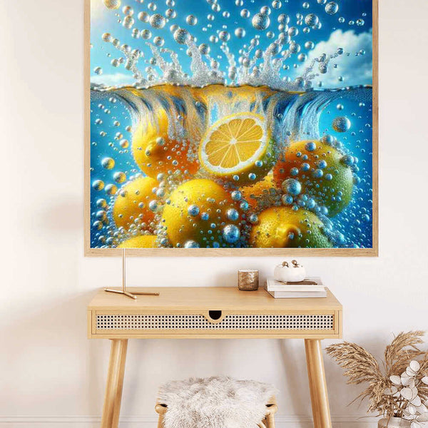 Paint by Numbers - Lemons in water