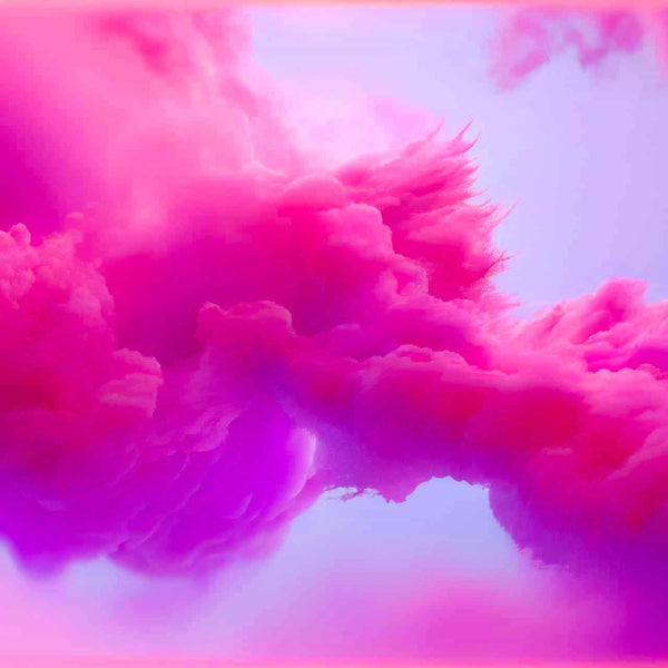 Malen nach Zahlen - Farbwolke, Pink - hochwertige Leinwand - Abstrakt, Horizontal