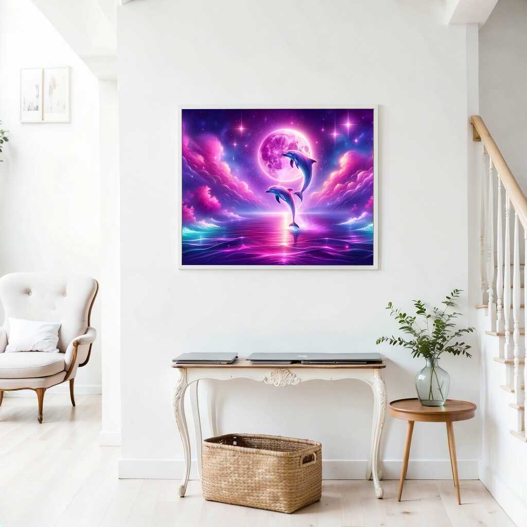 Paint by Numbers - Dolphin magic