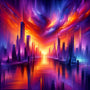 AB Diamond Painting - Abstract City