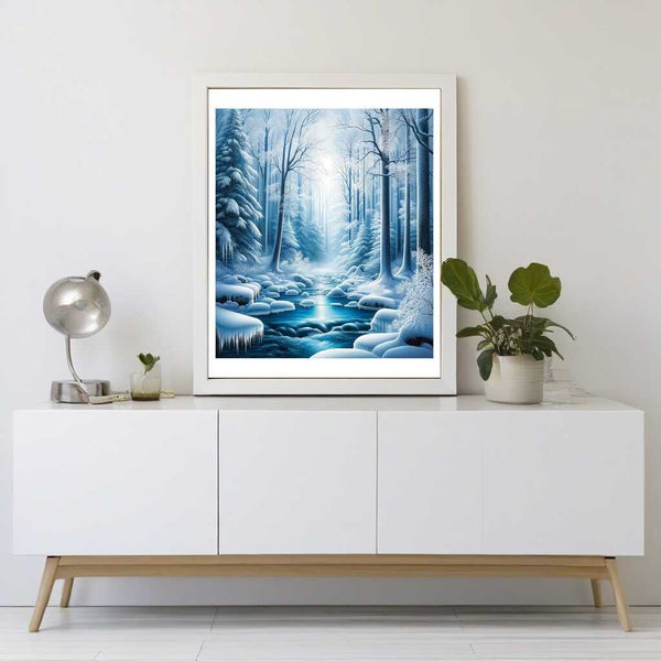 Paint by Numbers - Ice forest
