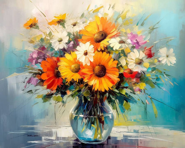 Bouquet of flowers, mixed - Paint by Numbers