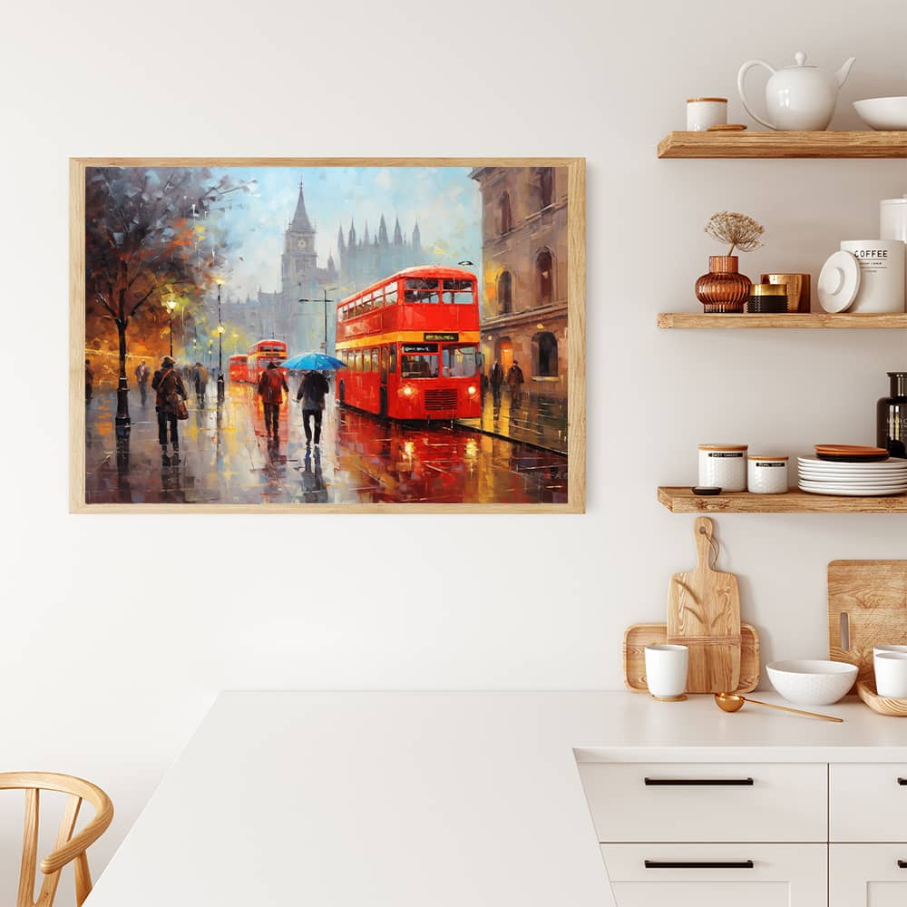 London, rain - Paint by Numbers