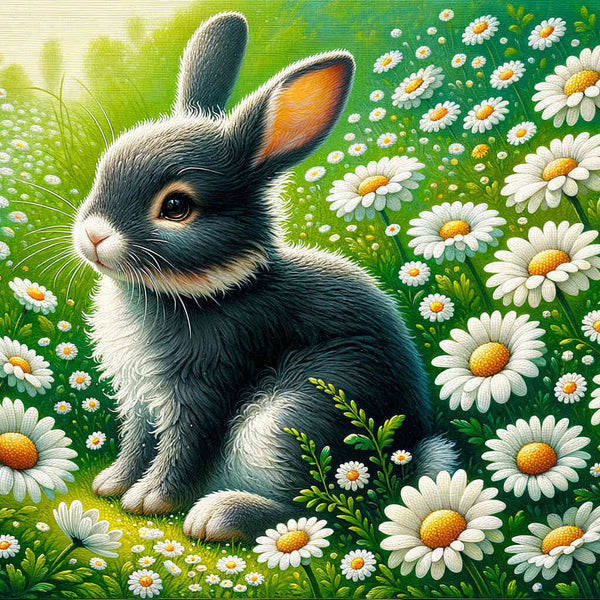 Paint by Numbers - Bunny, Daisy