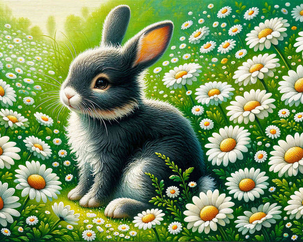 Paint by Numbers - Bunny, Daisy
