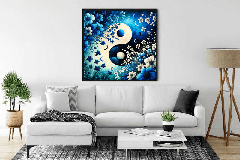 Paint by Numbers - Jing and Jang Flower