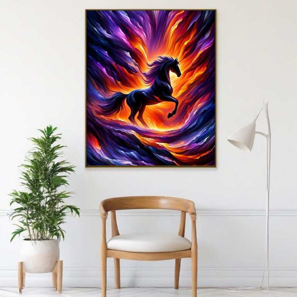Paint by Numbers - Black Horse