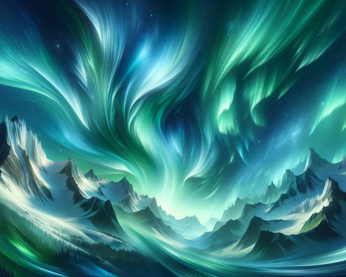 Paint by Numbers - Aurora stripes