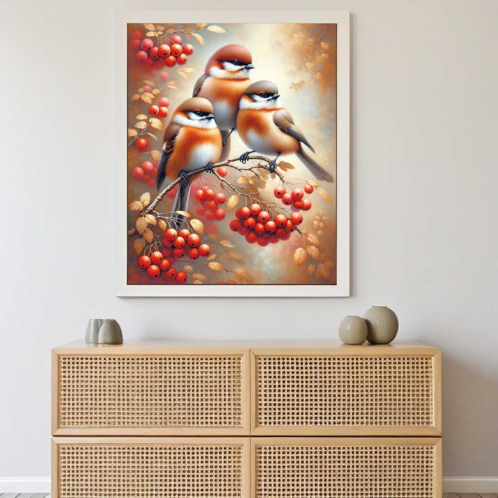 Paint by Numbers - Three Bird