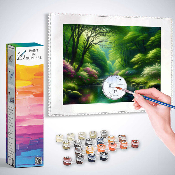 Paint by Numbers - Forest meadow