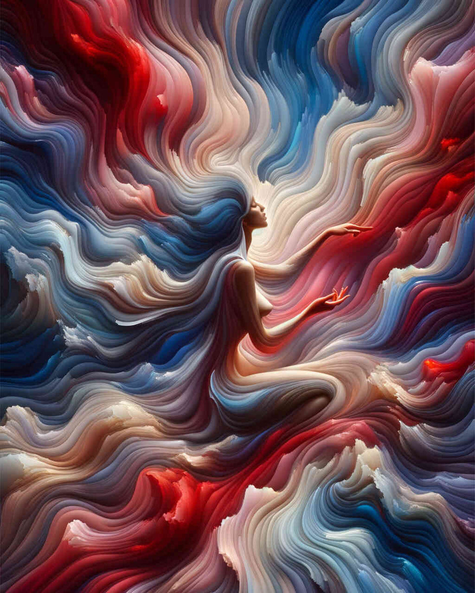 Paint by Numbers - Abstract Woman Colors
