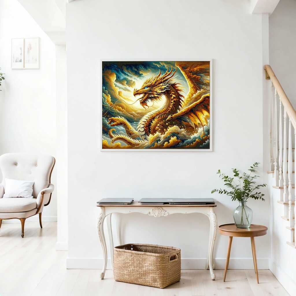 Golden dragon - Paint by Numbers