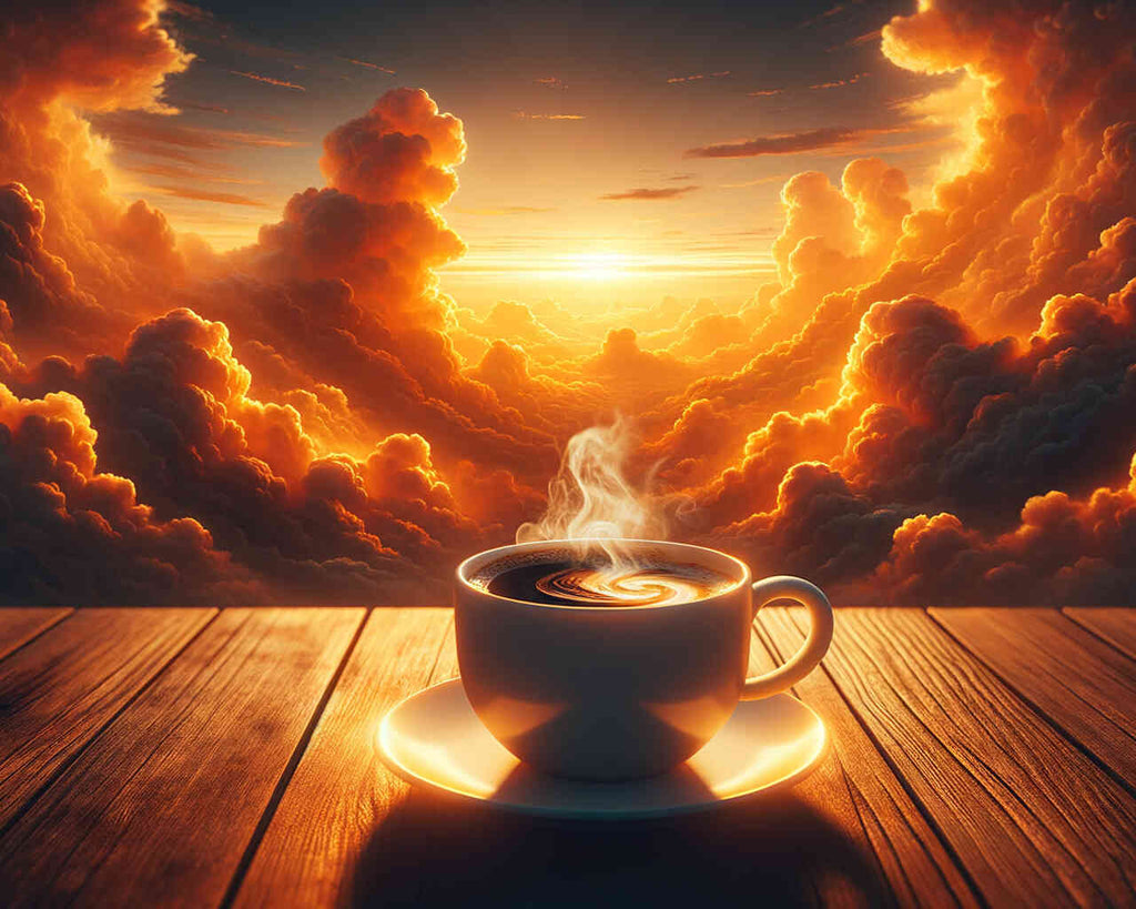 Paint by Numbers - Coffee, sunset
