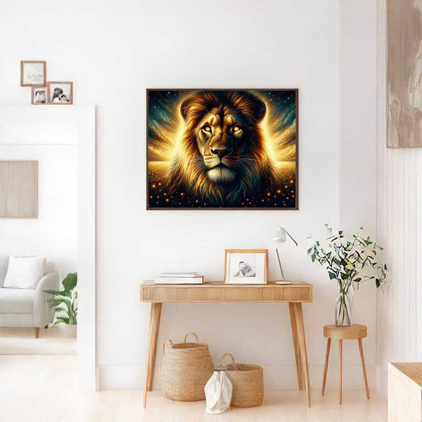 Paint by Numbers - Captivating lion