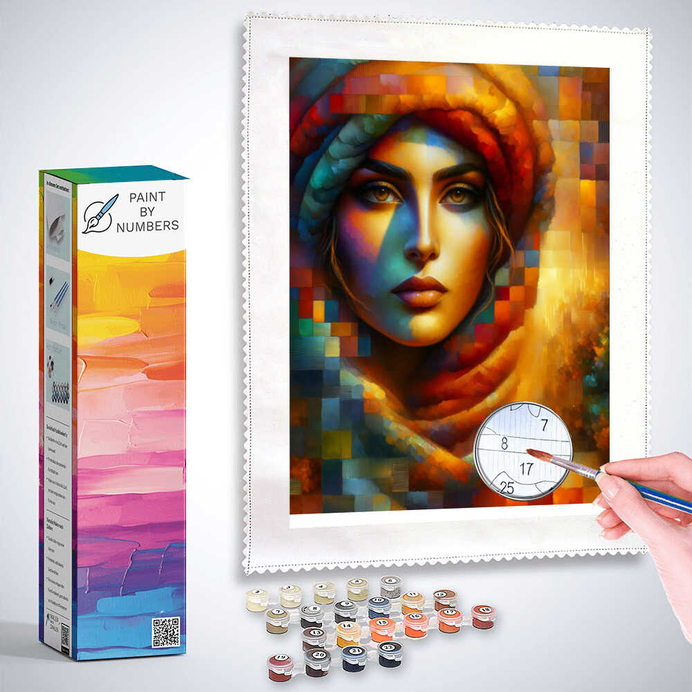 Paint by Numbers - Woman with Turban