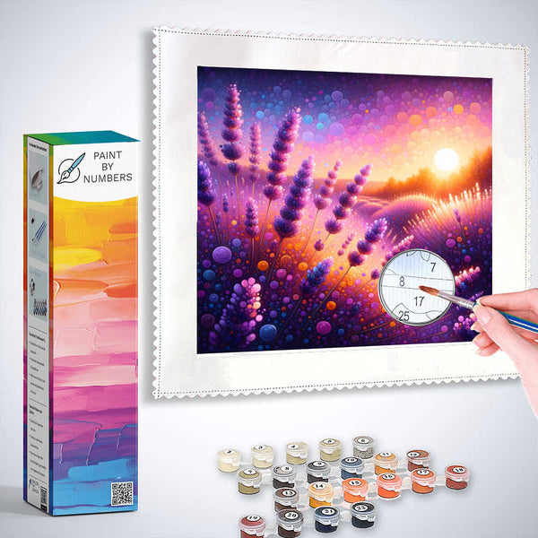 Paint by Numbers - Lavender in the Sunshine