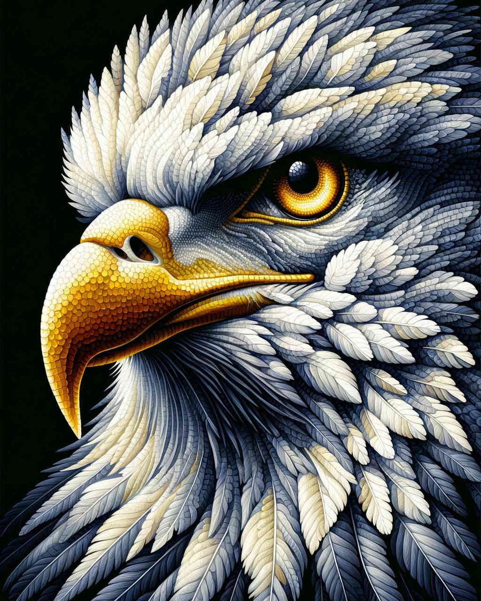 Paint by Numbers - Majestic Adler Portrait