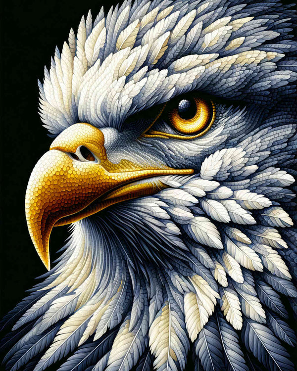 Paint by Numbers - Majestic Adler Portrait