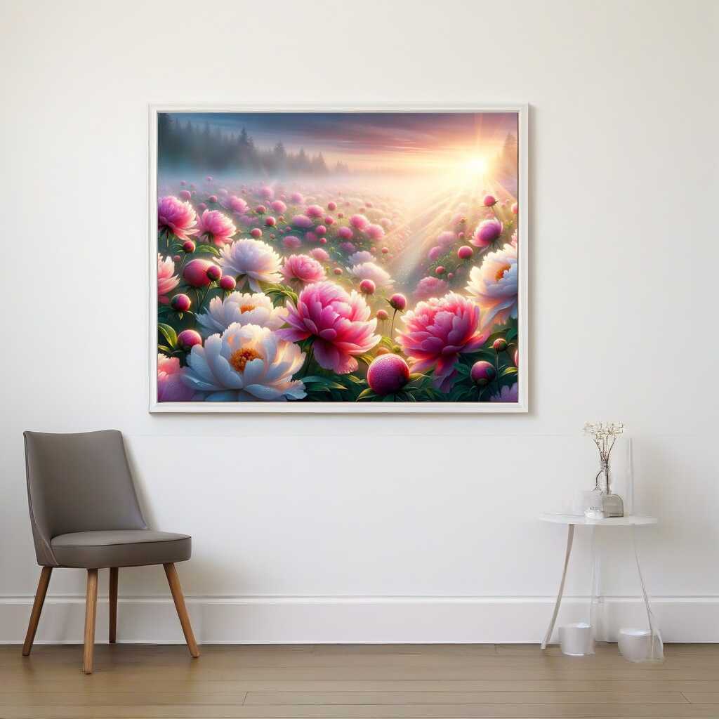 Paint by Numbers - Peony Meadow