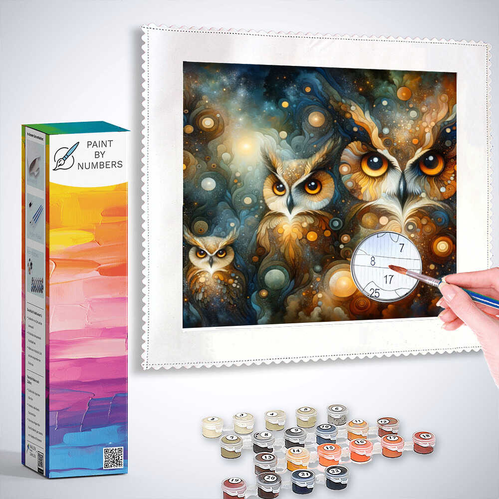 Paint by Numbers - Owls Gallery