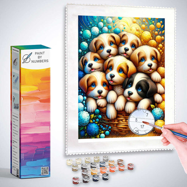 Paint by Numbers - Dog dream