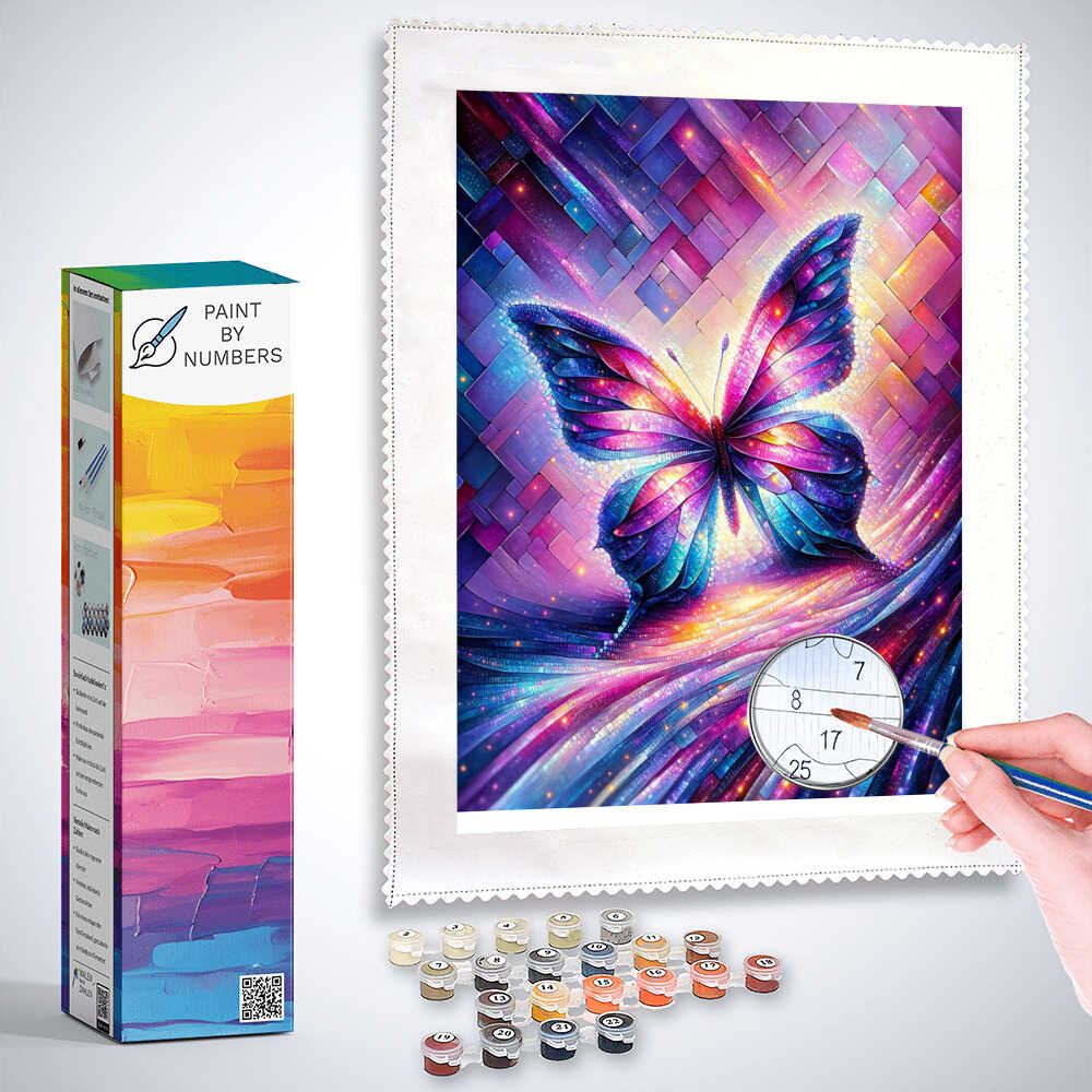 Paint by Numbers - Butterfly, color mix