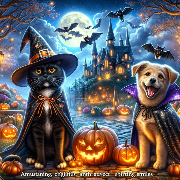 Paint by Numbers - Halloween, animals