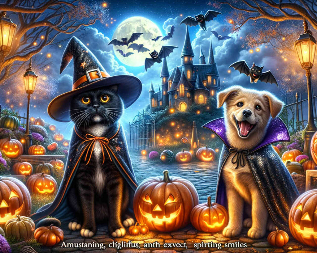 Paint by Numbers - Halloween, animals