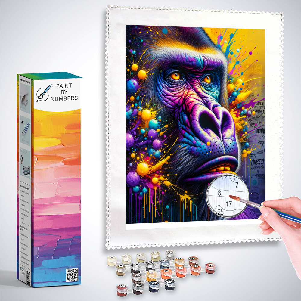 Paint by Numbers - Superior Gorilla