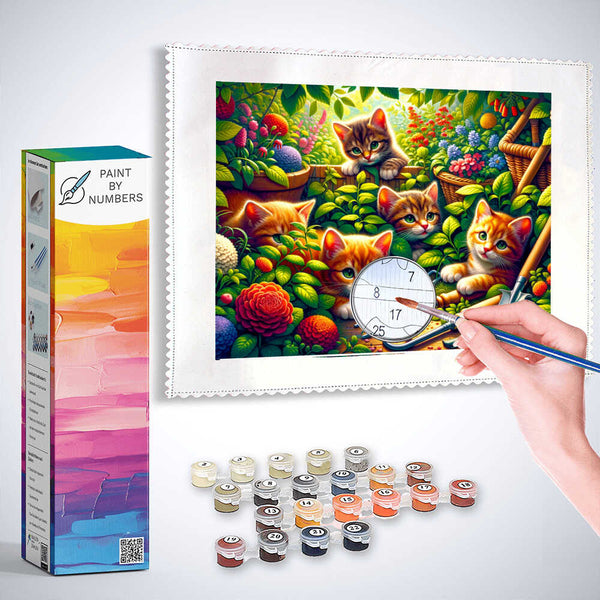 Paint by Numbers - Hidden cats