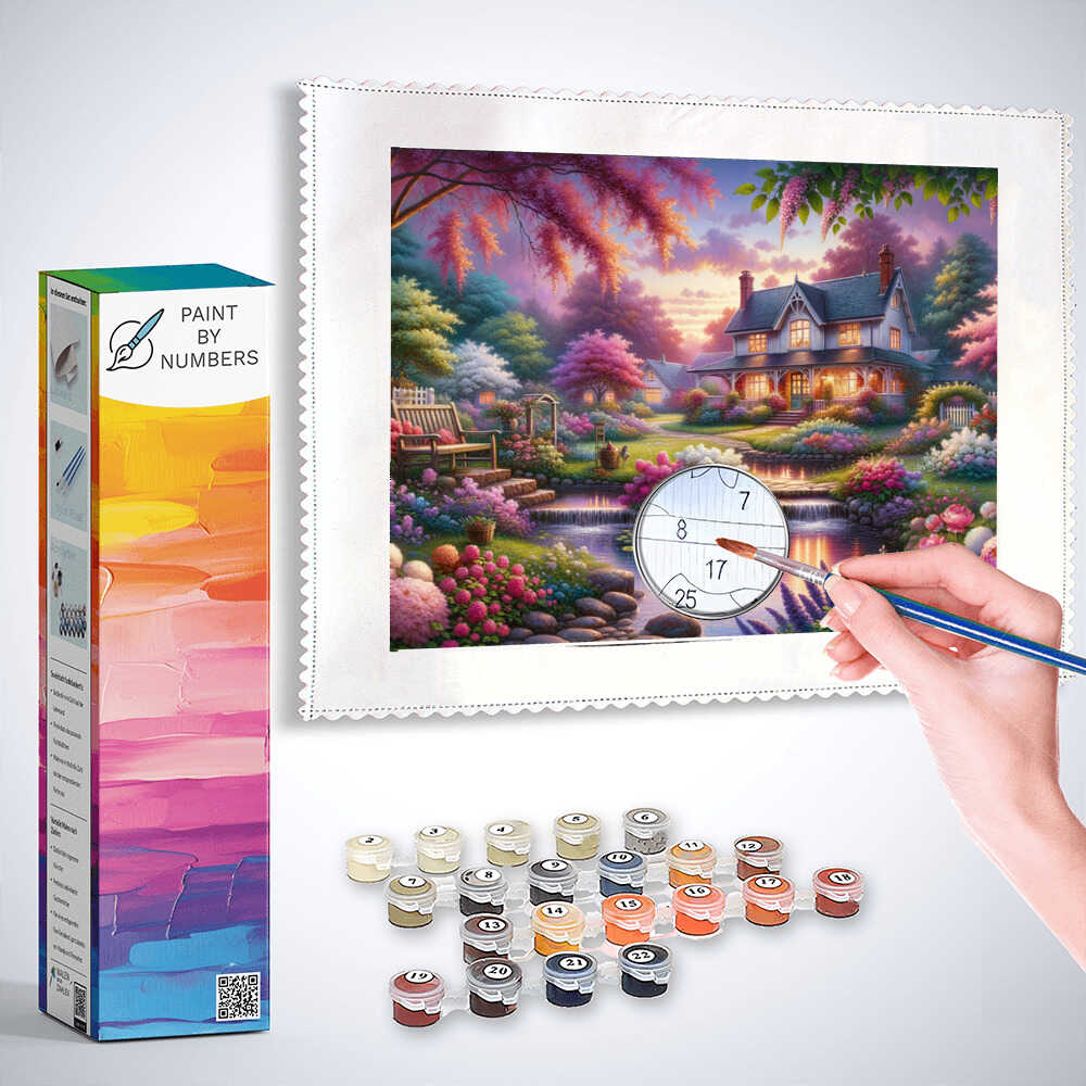 Paint by Numbers - Country House Idyll