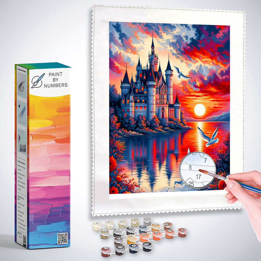 Paint by Numbers - Romantic Castle