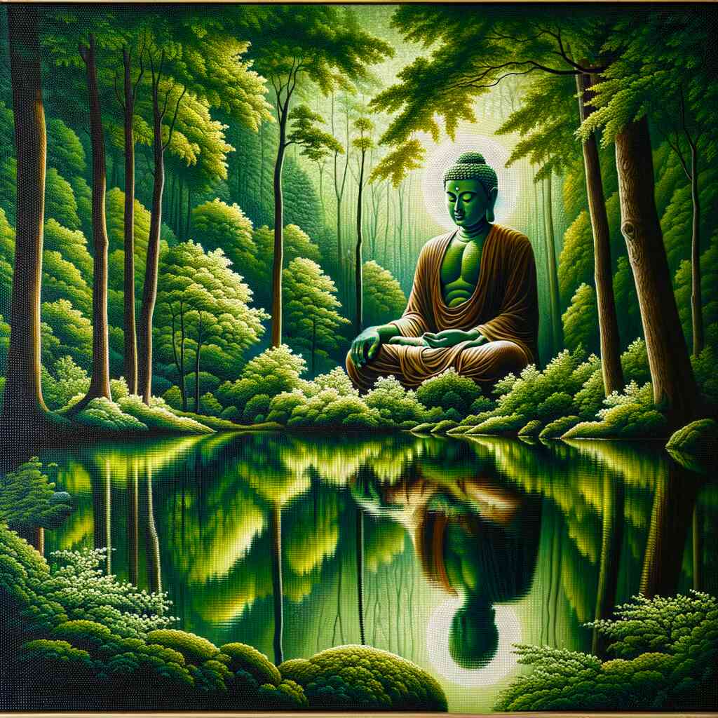 Paint by Numbers - Buddha at the window