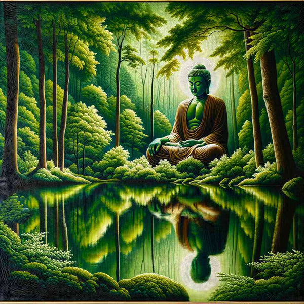 Paint by Numbers - Buddha at the window