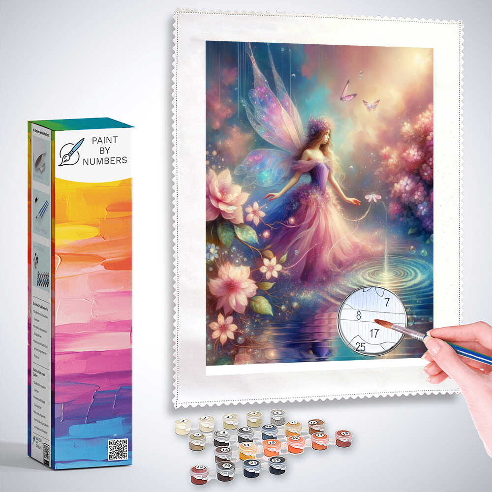 Paint by Numbers - Fairy by the water