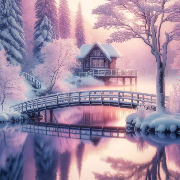 Paint by Numbers - Snowman Bridge