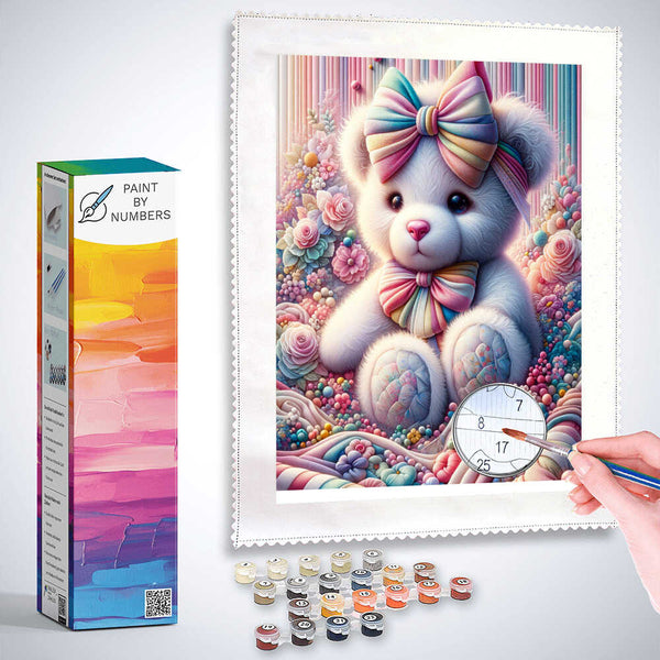 Paint by Numbers - Teddy with Loop