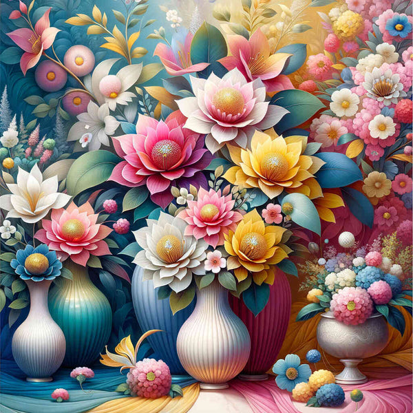 Paint by Numbers - Gorgeous bouquet of flowers